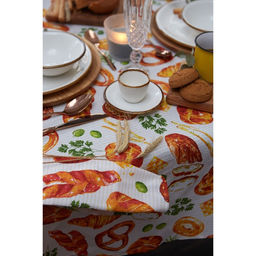 Скатерть Доляна Bread 220х144 см, 100% хлопок, 164 г/м2  фото 9