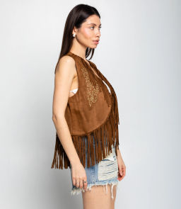 Жилет #КТ9833, коричневый - Dommod фото 2