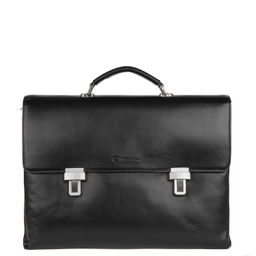1-5590-1 black, Мужской кожаный портфель, Barcelo Biagi