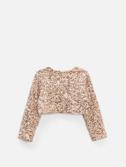 ACOOLA / Жакет детский для девочек Velentiya золотой фото 2