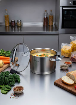 Кастрюля нерж. 2,7л OLS-HR143-2