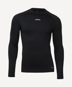 Джемпер компрессионный утепленный JOGEL CAMP PerFormDRY Baselayer Top Warm, черный  фото 2