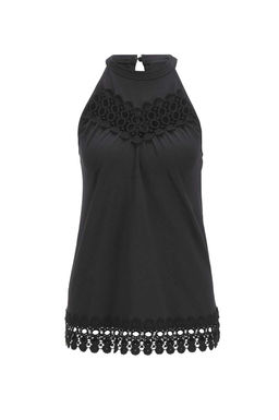 Топ, черный - Linea tesini фото 2