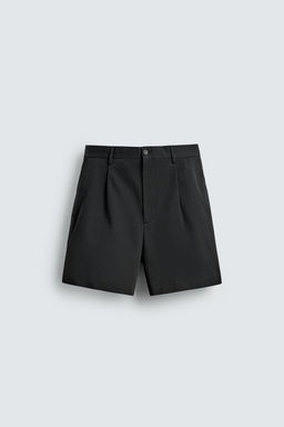 BERMUDA CORTA PLIEGUES AARON LEVINE X ZARA / Negro