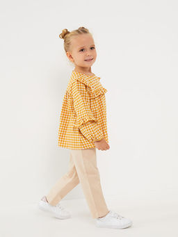Beli Lastikli Basic K?z Bebek Pantolon