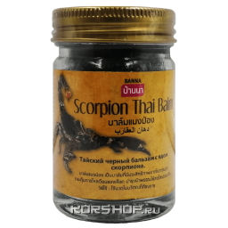 Тайский бальзам для тела Скорпион Banna, Таиланд, 50 г Акция