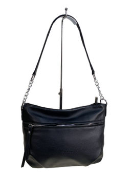 Женская сумка из искусственной кожи, цвет черный