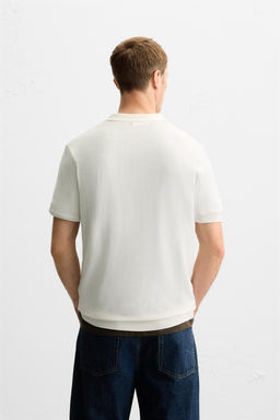 REGULAR FIT KNITTED POLO SHIRT - Zara фото 3