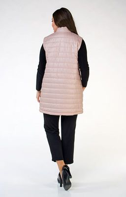 Удлиненный стеганый жилет на подкладке - Ckc collections фото 3