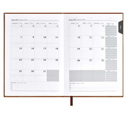 Ежедневник датированный 2024 ESCALADA, А6+, 176 л., арт. 63793/ 20 САРИФ-ЭКОНОМ КОРИЧНЕВЫЙ  фото 8