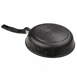 Сковорода-гриль с тефлоновым покрытием д26см "Гранит", h7см, s0,4см, ручка из термостойкого пластика (Россия)