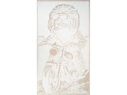 Полотенце махровое 6с103.512ж2 Моторалли(лен3) 50х90см