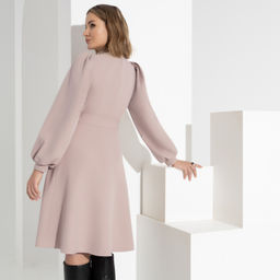 Платье Тонкость стиля (нюд с поясом) - Charutti фото 5