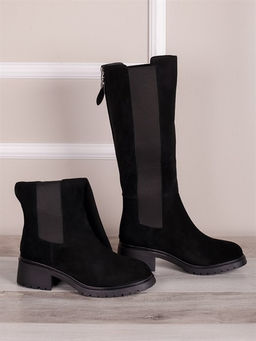 Сапоги женские зима/ Удобные сапоги на меху M1005