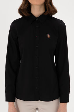Kad_n Siyah Uzun Kollu Basic G_mlek Sepette S_rpriz _ndirim - U.s. polo assn фото 6