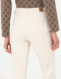 Krem Mom Fit Jean Pantolon