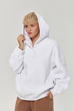 Толстовка с капюшоном на застёжке