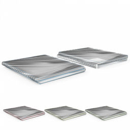 Цена за 12 шт. Тетрадь общая ученическая на спирали ErichKrause Accent, А4, 120 листов, клетка, ламинация глянцевая, структурное тиснение лён  фото 18