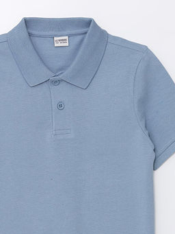 Polo Yaka Basic K?sa Kollu Erkek ?ocuk Ti??rt - Waikiki фото 3