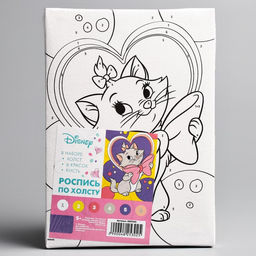 Картина по номерам для детей Кошечка Мари, 21?15 см, Коты Аристократы - Disney фото 10