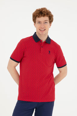 Мужская красная футболка