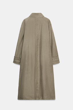 ZW COLLECTION LIMITED EDITION WAXED TRENCH COAT - Zara фото 5