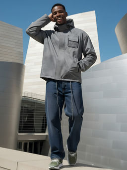 Куртка спортивная мужская весна осень серого цвета 25473Sr - Mtforce фото 21