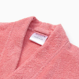 Халат махровый женский «Экономь и Я», размер 40-42, хлопок 100%, пыльно-розовый