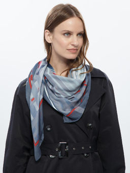 Платок жен. шелк+шерсть+мод 120х120 BL16-8277-19 - Eleganzza фото 4