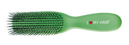 ILMH Spider Soft 1503S Зеленая матовая Щетка для бережного распутывания волос, 17 см - I love my hair фото 2