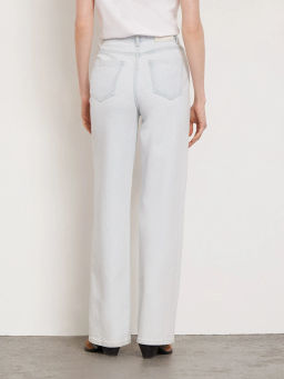 Широкие джинсы, D241/bleach