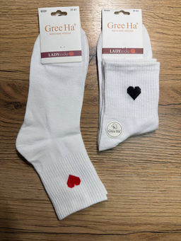 BK1007 Носки, 1 пара БЕЛЫЙ