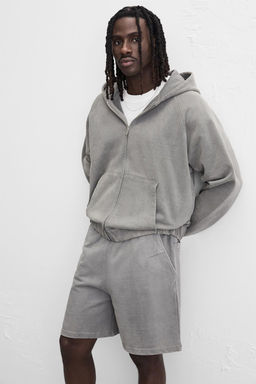 RELAXED FIT JOGGER BERMUDA SHORTS - Zara фото 16