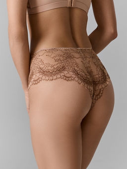 Цена за 2 штуки! Трусы бразилиана женские с кружевными деталями - Mark formelle фото 3