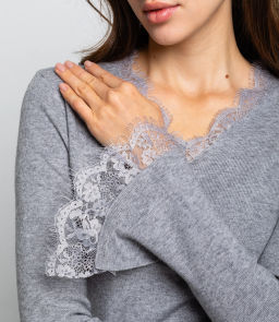 Джемпер #КТ9045, серый