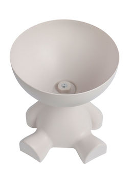 Столик журнальный, 370×370×410 мм, цвет белый