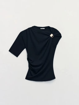 Топ с декоративным узлом / Zarina  фото 7