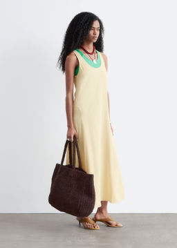 Vestido midi con escote redondo - H&m фото 5