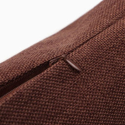 Наволочка декоративная Этель рогожка 45*45 см коричневый 100% п/э  фото 3