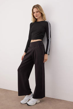 Siyah F?rcal? Soft Kumas Orme Spor Esofman Alt? THMAW26EA00003 - Trendyolmilla фото 5