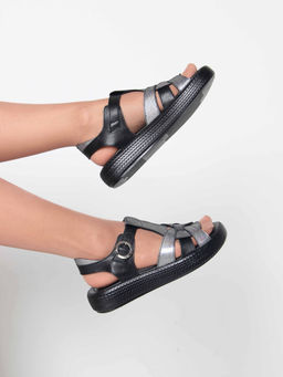 Босоножки 2028.2530bl. Черный черный-ибица