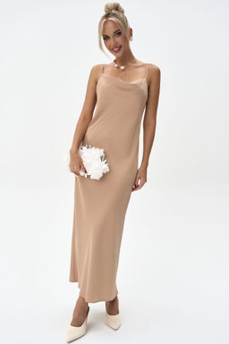 Платье-комбинация (миндаль) - Эльза фото 22