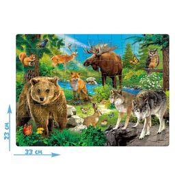 Пазл Лесные герои, 104 элемента - Puzzle time фото 2