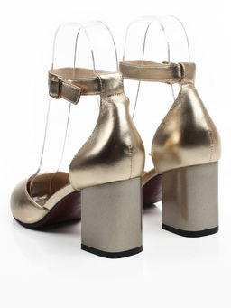 06-A71A-82-PD GOLD Туфли женские (натуральная кожа)