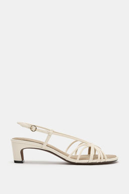 SANDALIA MULTITIRAS / Blanco Crudo - Zara фото 3
