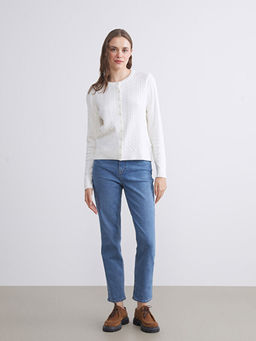 Mom Fit Kad?n Jean Pantolon