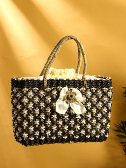 Сумка плетёная «София», из сиграсса, 38×12×42 см