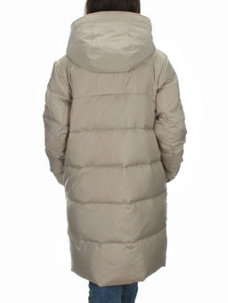 C223 GRAY/BEIGE Куртка зимняя женская (200 гр. холлофайбера) - Fashion фото 5