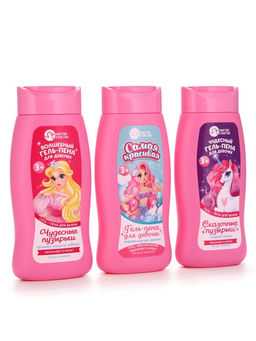 Гель-пена для девочек Самая красивая, аромат мармеладные мишки, 250 мл, Чистое счастье фото 2