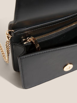 Клатч LOVE MOSCHINO SLG EMBOSSED Q Артикул 4561113, черный  фото 4